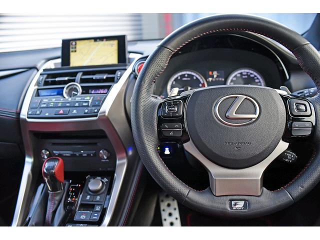 NX NX200t Fスポーツ 3眼LEDヘッドライト 電動ムーンルーフ パワーバックドア 赤革シート ESPRITフルエアロ ローダウン 22インチAW カラードフェンダー 純正ナビフルセグTV Bluetooth バックカメラ(62枚目)