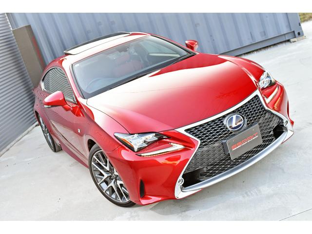 ＲＣ ＲＣ３００ｈ　Ｆスポーツ　３眼ＬＥＤヘッドライト　電動ムーンルーフ　衝突軽減プリクラッシュセーフティシステム　レーダークルーズ　赤革シート　シートヒーター＆クーラー　純正ナビＴＶ　Ｂｌｕｅｔｏｏｔｈ　バックカメラ　ソナー（5枚目）