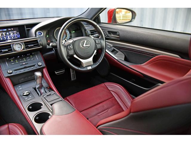 ＲＣ ＲＣ３００ｈ　Ｆスポーツ　３眼ＬＥＤヘッドライト　電動ムーンルーフ　衝突軽減プリクラッシュセーフティシステム　レーダークルーズ　赤革シート　シートヒーター＆クーラー　純正ナビＴＶ　Ｂｌｕｅｔｏｏｔｈ　バックカメラ　ソナー（21枚目）