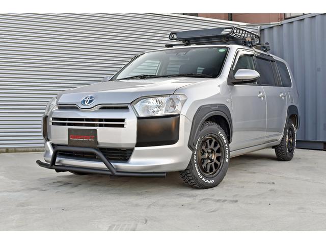 プロボックス ハイブリッドF 衝突被害軽減ブレーキ 全席パワーウインドウ 14インチAW&ホワイトレタータイヤ バンパーガード オーバーフェンダー ルーフラック 純正ナビフルセグTV Bluetooth バックカメラ ETC(2枚目)