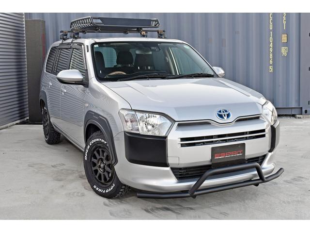 プロボックス ハイブリッドF 衝突被害軽減ブレーキ 全席パワーウインドウ 14インチAW&ホワイトレタータイヤ バンパーガード オーバーフェンダー ルーフラック 純正ナビフルセグTV Bluetooth バックカメラ ETC(5枚目)