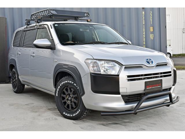 プロボックス ハイブリッドF 衝突被害軽減ブレーキ 全席パワーウインドウ 14インチAW&ホワイトレタータイヤ バンパーガード オーバーフェンダー ルーフラック 純正ナビフルセグTV Bluetooth バックカメラ ETC(6枚目)