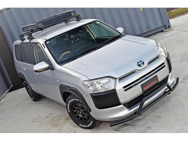 プロボックス ハイブリッドF 衝突被害軽減ブレーキ 全席パワーウインドウ 14インチAW&ホワイトレタータイヤ バンパーガード オーバーフェンダー ルーフラック 純正ナビフルセグTV Bluetooth バックカメラ ETC(7枚目)