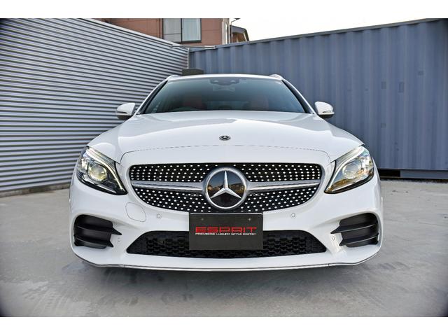 Cクラスステーションワゴン C220d ワゴンアバンギャルド AMGライン 後期モデル Goo保証1年付 レザーエクスクルーシブ 赤革 エアバランスPKG レーダーセーフティ ブルメスターサウンド HUD 純正ナビTV ETC Bluetooth パワーバックドア エアサス(16枚目)