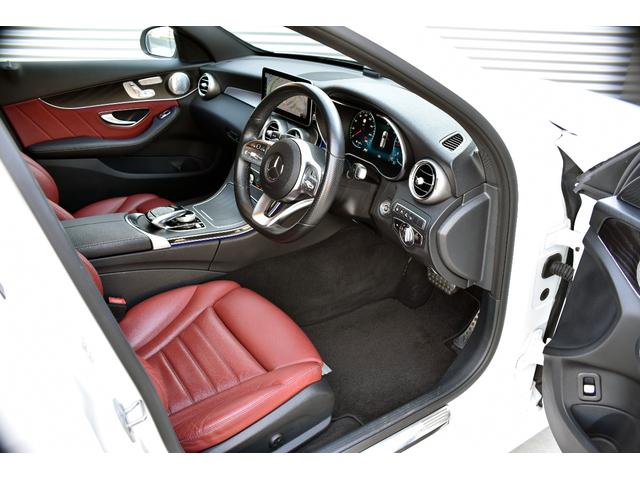 Cクラスステーションワゴン C220d ワゴンアバンギャルド AMGライン 後期モデル Goo保証1年付 レザーエクスクルーシブ 赤革 エアバランスPKG レーダーセーフティ ブルメスターサウンド HUD 純正ナビTV ETC Bluetooth パワーバックドア エアサス(23枚目)