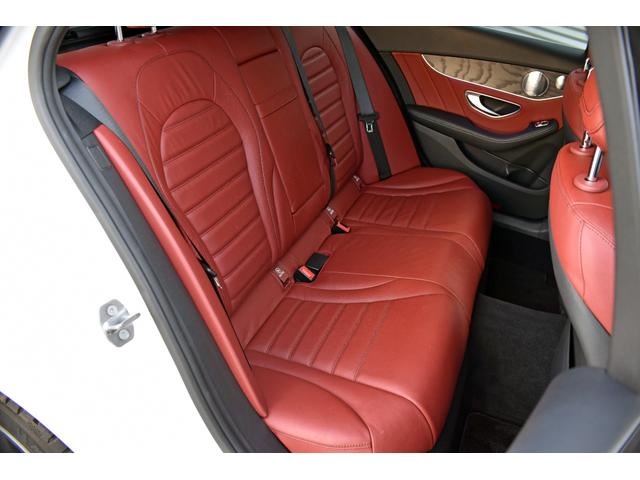 Cクラスステーションワゴン C220d ワゴンアバンギャルド AMGライン 後期モデル Goo保証1年付 レザーエクスクルーシブ 赤革 エアバランスPKG レーダーセーフティ ブルメスターサウンド HUD 純正ナビTV ETC Bluetooth パワーバックドア エアサス(28枚目)