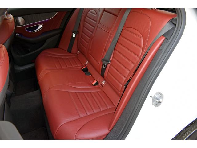 Cクラスステーションワゴン C220d ワゴンアバンギャルド AMGライン 後期モデル Goo保証1年付 レザーエクスクルーシブ 赤革 エアバランスPKG レーダーセーフティ ブルメスターサウンド HUD 純正ナビTV ETC Bluetooth パワーバックドア エアサス(35枚目)