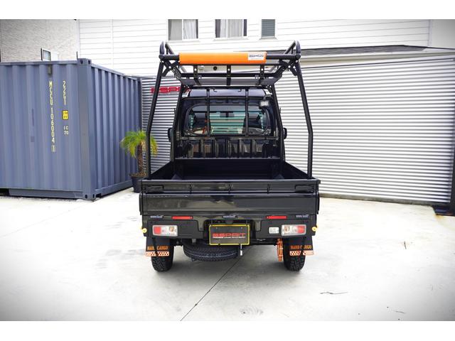 ハイゼットトラック ジャンボエクストラ　ハードカーゴワークキャリア・ＬＥＤスキッドグリル・マッドフラップ・カラープロテクター・ＸｔｒｅａｍＪ１４インチＡＷ・オープンカントリータイヤ・ガングリップステアリング・インテリアパネル（4枚目）