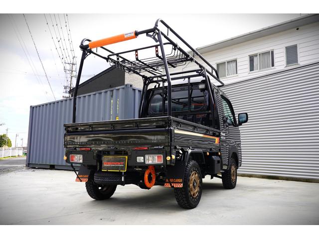 ハイゼットトラック ジャンボエクストラ　ハードカーゴワークキャリア・ＬＥＤスキッドグリル・マッドフラップ・カラープロテクター・ＸｔｒｅａｍＪ１４インチＡＷ・オープンカントリータイヤ・ガングリップステアリング・インテリアパネル（5枚目）