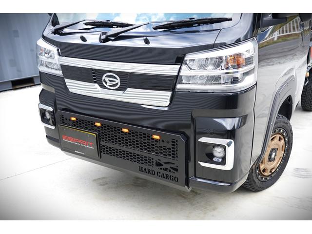 ハイゼットトラック ジャンボエクストラ　ハードカーゴワークキャリア・ＬＥＤスキッドグリル・マッドフラップ・カラープロテクター・ＸｔｒｅａｍＪ１４インチＡＷ・オープンカントリータイヤ・ガングリップステアリング・インテリアパネル（12枚目）