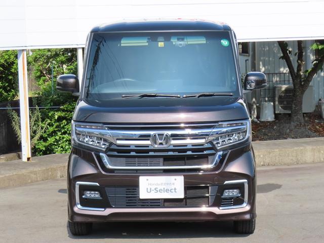 Ｎ－ＢＯＸカスタム Ｌ　ホンダセンシング　左電動スライドドア　前後ドライブレコーダー　メモリーナビ　Ｂｌｕｅｔｏｏｔｈ　ＵＳＢ　電子パーキング　前席シートヒーター　禁煙ワンオーナー車（2枚目）