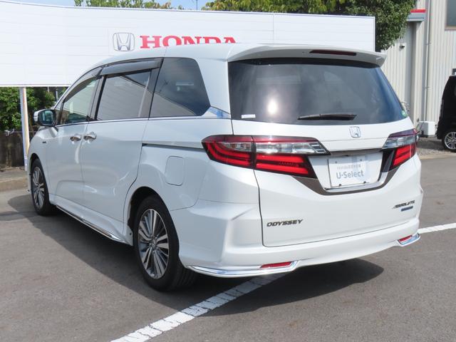 オデッセイハイブリッド ハイブリッドアブソルート・ホンダセンシング　両側電動スライドドア　前ドライブレコーダー　ＥＴＣ２．０　社外メモリーナビ　フルセグＴＶ　Ｂｌｕｅｔｏｏｔｈ　ＨＤＭＩ　電子パーキング　ブレーキホールド　禁煙ワンオーナー車（8枚目）