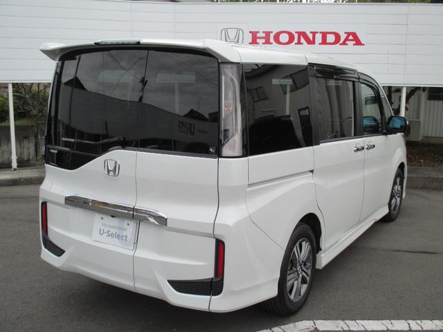 ステップワゴンスパーダ ｅ：ＨＥＶスパーダ　Ｇ　ホンダセンシング　７人　両側電動スライドドア　前ドライブレコーダー　ＥＴＣ２．０　メモリーナビ　Ｂｌｕｅｔｏｏｔｈ　フルセグＴＶ　無限ドアバイザー　ブレーキホールド　電子パーキング　禁煙ワンオーナー車（6枚目）