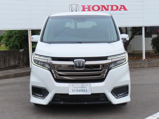 ステップワゴンスパーダ スパーダ・クールスピリット　ホンダセンシング　７人　両側電動スライドドア　前後ドライブレコーダー　ＥＴＣ　メモリーナビ　ＤＶＤ　Ｂｌｕｅｔｏｏｔｈ　ＵＳＢ　フルセグＴＶ　無限フロアマット　禁煙ワンオーナー車（2枚目）