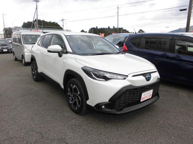 カローラクロス ハイブリッド G 純正ディスプレイオーディオ ブルートゥース バックカメラ 衝突被害軽減ブレーキ BSM レーダークルーズ LEDヘッドライト ETC 前後ドライブレコーダー(2枚目)