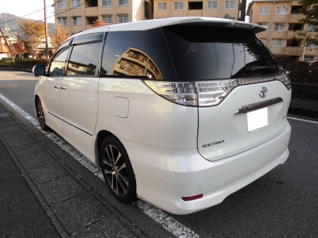 エスティマ アエラス　ツインムールーフ　モデリスタＦスポイラー　メッキグルル　後期純正１８インチアルミ　ナビ　フリップダウンモニター　Ｂカメラ　両側Ｐスライド　ウッドコンビハンドル＆シフトノブ　ハーフレザーシート　ドラレコ（6枚目）