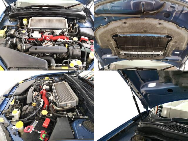 インプレッサ ＷＲＸ　ＳＴＩ　Ａライン　後期モデル　最終Ｅ型　ＷＲブルーマイカ　フルノーマル　禁煙　記録簿　Ｓｉドライブ　パドルシフト　電動シート　横滑防止　　純正ＳＤナビＴＶ　フロント＆バックカメラ　前後ドラレコ　２．０ＥＴＣ　３００馬力（22枚目）