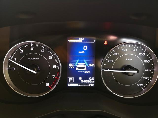 インプレッサスポーツ １．６ｉ－Ｌアイサイト　アイサイトＶｅｒ３　ワンオーナー　記録簿　追従クルコン　ＬＥＤライト　スマートキー２個　純正アルミ　パドルシフト　革巻ステア　ナノイー　純正ＳＤナビＴＶ　バックカメラ　２．０ＥＴＣ　前後ドラレコ（56枚目）