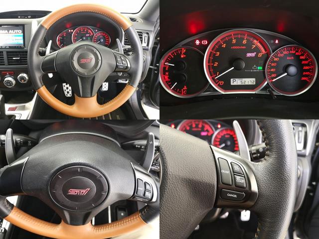 インプレッサ ＷＲＸ　ＳＴＩ　Ａライン　プレミアムパッケージ　タン革シート　両席電動＆ヒーター　ＢＢＳ製オプションアルミ　ＳＴｉアンダースポイラー　ＳＴｉマフラー　後期モデル　３００馬力　４ＷＤターボ　パドルシフト　スマートキー２個（17枚目）