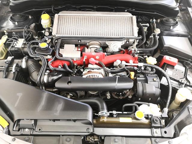 インプレッサ ＷＲＸ　ＳＴＩ　Ａライン　プレミアムパッケージ　タン革シート　両席電動＆ヒーター　ＢＢＳ製オプションアルミ　ＳＴｉアンダースポイラー　ＳＴｉマフラー　後期モデル　３００馬力　４ＷＤターボ　パドルシフト　スマートキー２個（24枚目）