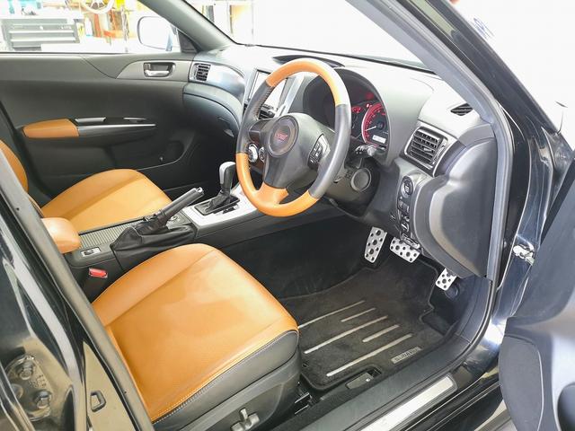 インプレッサ ＷＲＸ　ＳＴＩ　Ａライン　プレミアムパッケージ　タン革シート　両席電動＆ヒーター　ＢＢＳ製オプションアルミ　ＳＴｉアンダースポイラー　ＳＴｉマフラー　後期モデル　３００馬力　４ＷＤターボ　パドルシフト　スマートキー２個（51枚目）