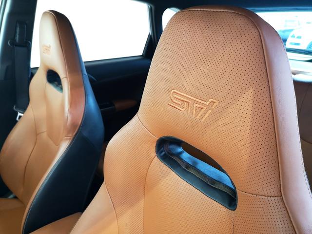 インプレッサ ＷＲＸ　ＳＴＩ　Ａライン　プレミアムパッケージ　タン革シート　両席電動＆ヒーター　ＢＢＳ製オプションアルミ　ＳＴｉアンダースポイラー　ＳＴｉマフラー　後期モデル　３００馬力　４ＷＤターボ　パドルシフト　スマートキー２個（53枚目）