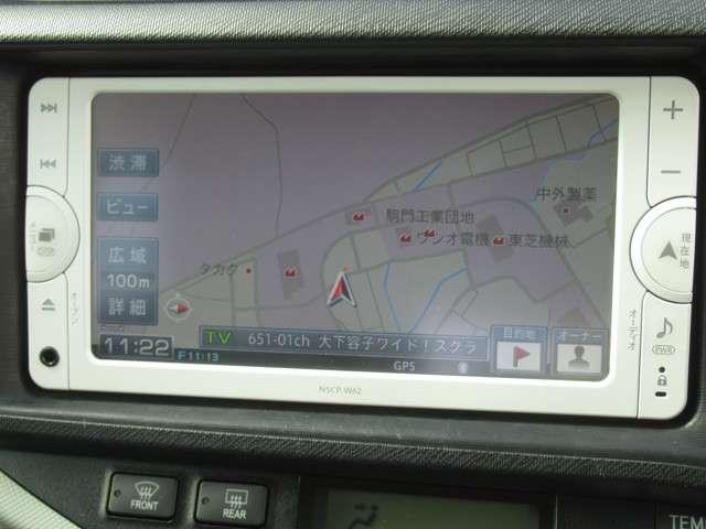 S ナビ 車検整備付き CDプレイヤー i-stop メディアプレイヤー接続 ダブルエアバッグ 横滑防止 ナビ・TV AUTOエアコン PW 1セグTV エアB メモリーナビゲーション パワステ スマキ(5枚目)