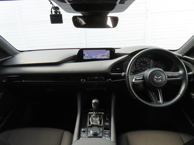 MAZDA3ファストバック 20Sプロアクティブツーリングセレクション ナビ360°ビューモニターETCフルセグBトゥースドラレコシートヒーターパワーシートLED1年保証延長5年保証対応 レーダークルコン 1オーナ ETC車載器 LEDライト Aライト 禁煙 エアバッグ(3枚目)