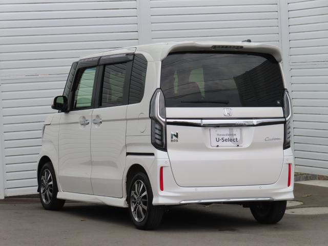 Ｎ－ＢＯＸカスタム Ｌ　ディスプレイオーディオ両側電スラ１オーナー禁煙ＢトゥースＥＴＣＢカメラ２年保証シートヒータードラレコ延長５年保証対応　両席電動スライドドア　ＢＴ接続　Ｐソナー　アダプティブＣＣ　電動格納ミラ－　ＡＣ（2枚目）