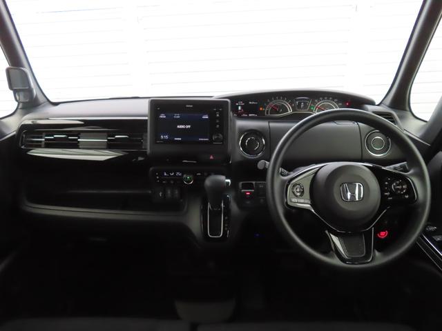 Ｎ－ＢＯＸカスタム Ｌ　ディスプレイオーディオ両側電スラ１オーナー禁煙ＢトゥースＥＴＣＢカメラ２年保証シートヒータードラレコ延長５年保証対応　両席電動スライドドア　ＢＴ接続　Ｐソナー　アダプティブＣＣ　電動格納ミラ－　ＡＣ（3枚目）