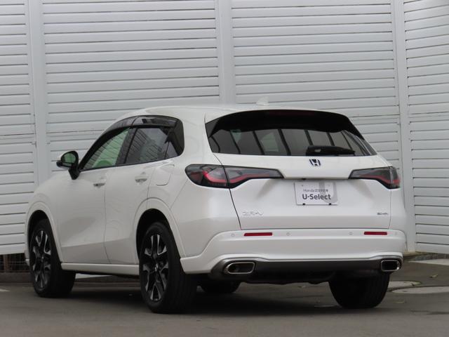 ＺＲ－Ｖ ｅ：ＨＥＶＺ　９インチナビマルチヴュー黒革シートＥＴＣ２．０前後ドラレコフルセグＢトゥースシート＆ステアリングヒーターパワーテールゲート延長５年保証対応　レザー　Ｂカメラ　サイドエアバック　ナビＴＶ　ＵＳＢ接続（2枚目）