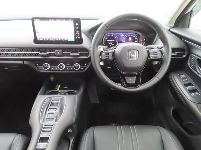 ＺＲ－Ｖ ｅ：ＨＥＶＺ　９インチナビマルチヴュー黒革シートＥＴＣ２．０前後ドラレコフルセグＢトゥースシート＆ステアリングヒーターパワーテールゲート延長５年保証対応　レザー　Ｂカメラ　サイドエアバック　ナビＴＶ　ＵＳＢ接続（22枚目）