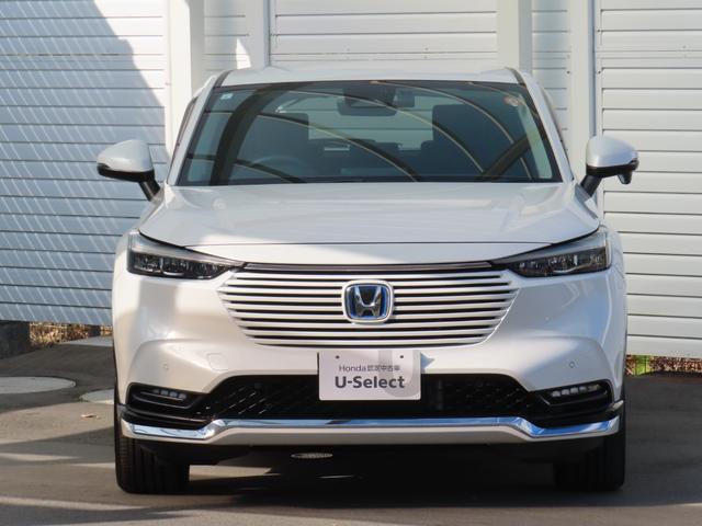 ヴェゼル ｅ：ＨＥＶＺ　９インチコネクトオプションエアロ前後ドラレコＥＴＣ２．０フルセグＢトゥース１オーナー禁煙Ｓヒーターパワーテールブラインドスポット２年保証延長５年保証対応　ＬＤＡ　衝突回避支援ブレーキ機能　１オナ　追従（7枚目）