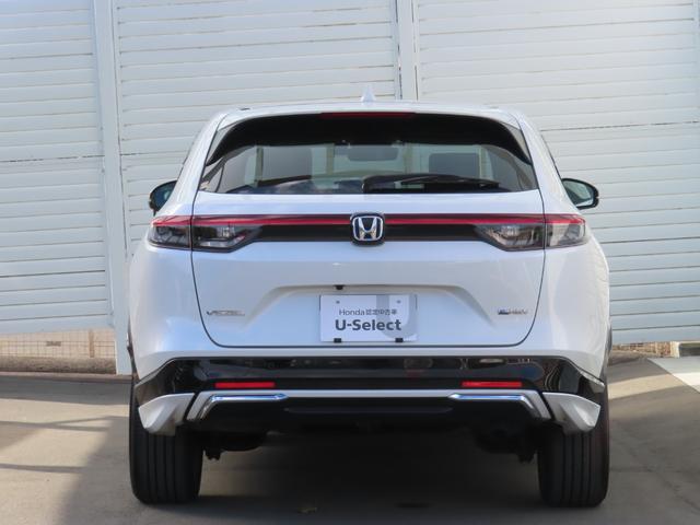 ヴェゼル ｅ：ＨＥＶＺ　９インチコネクトオプションエアロ前後ドラレコＥＴＣ２．０フルセグＢトゥース１オーナー禁煙Ｓヒーターパワーテールブラインドスポット２年保証延長５年保証対応　ＬＤＡ　衝突回避支援ブレーキ機能　１オナ　追従（8枚目）