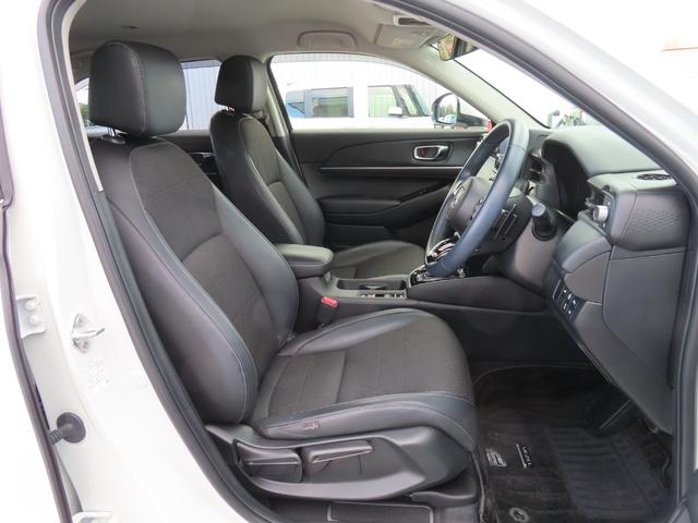 ヴェゼル e:HEVZ 9インチナビ前後ドラレコETC2.0フルセグ録音BトゥースブラインドスポットSヒーターパワーテール2年保証LED延長5年保証対応 LDA 衝突回避支援ブレーキ機能 パノラミックビューモニター 1オナ(24枚目)