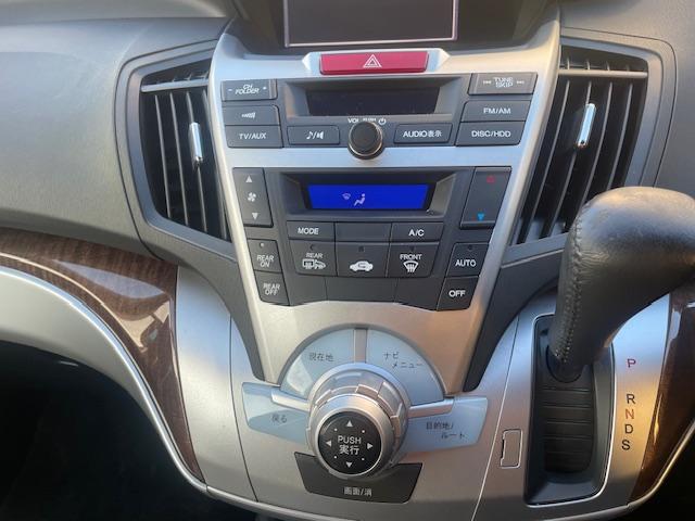 オデッセイ MX・エアロパッケージ HDDナビエアロ禁煙HIDモデューロアルミ1年保証車検整備付きパドルシフト キーレス 3列シート Bカメ ドライブレコーダー スマートキー DVD再生 フルセグTV ESC ETC付 ABS(12枚目)