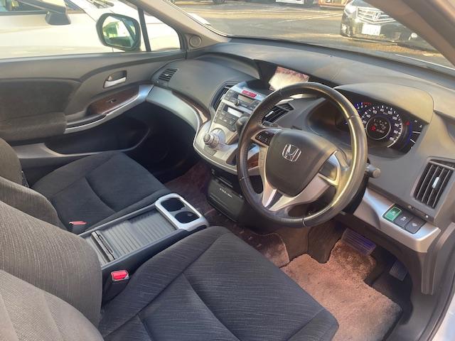 オデッセイ MX・エアロパッケージ HDDナビエアロ禁煙HIDモデューロアルミ1年保証車検整備付きパドルシフト キーレス 3列シート Bカメ ドライブレコーダー スマートキー DVD再生 フルセグTV ESC ETC付 ABS(22枚目)