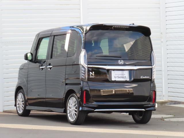Ｎ－ＢＯＸカスタム Ｌターボ　ナビ前後ドラレコ１オーナー禁煙２年保証両側電スラシートヒーターフルセグ録音Ｂトゥース最長５年保証対応ＬＥＤ車検整備付　地デジチューナー　衝突軽減ブレーキサポート　ＬＥＤヘッドライ　ターボエンジン　ＰＳ（2枚目）
