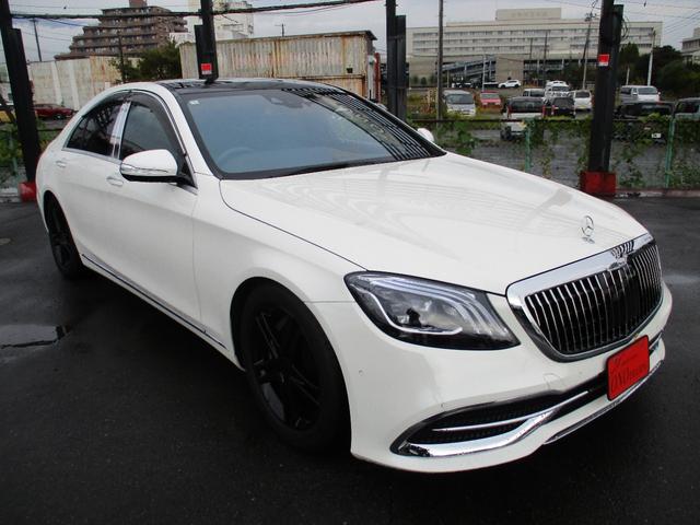 Sクラス S400ハイブリッド 後期マイバッハスタイル ローダウン サンルーフ(3枚目)