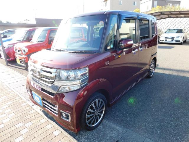 N-BOXカスタム G・ターボLパッケージ ワンオーナー・禁煙車・安心パッケージ・両側パワードア・HIDライト・ナビ&TV&BT&Bカメラ(3枚目)
