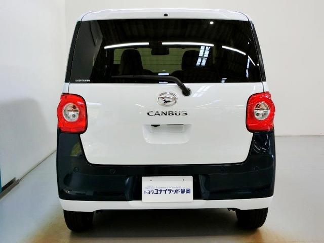 ムーヴキャンバス ストライプスＧ　安全装備　衝突被害軽減システム　横滑り防止機能　ＡＢＳ　エアバッグ　盗難防止装置　アイドリングストップ　バックカメラ　ミュージックプレイヤー接続可　ＣＤ　スマートキー　キーレス　フル装備　オートマ（6枚目）