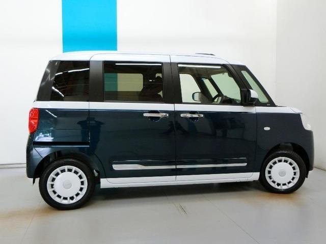 ムーヴキャンバス ストライプスＧ　安全装備　衝突被害軽減システム　横滑り防止機能　ＡＢＳ　エアバッグ　盗難防止装置　アイドリングストップ　バックカメラ　ミュージックプレイヤー接続可　ＣＤ　スマートキー　キーレス　フル装備　オートマ（7枚目）