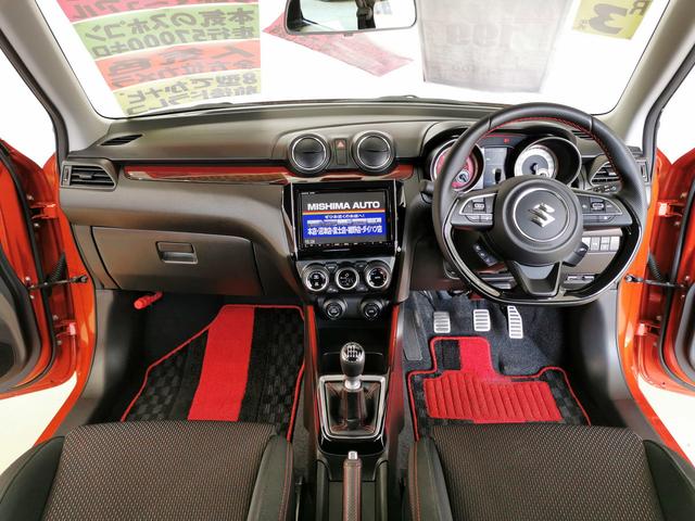 スイフトスポーツ ベースグレード スポーツ 1.4ターボ 6速マニュアル 全方位カメラ レーダークルーズ 前後ドラレコ(11枚目)