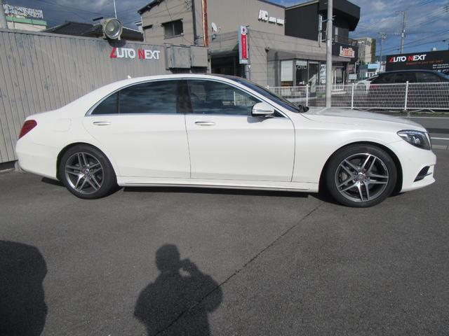 Ｓクラス Ｓ５５０ロング　ＡＭＧスポーツエディション　ショーファーパッケージ　リアエンターテイメント　へッドアップディスプレイ　ワンオーナー　ブルメスターサウンド　４席ベンチレーター　ヒーター　３６０度カメラ　リヤモニター　キーレスゴー（2枚目）
