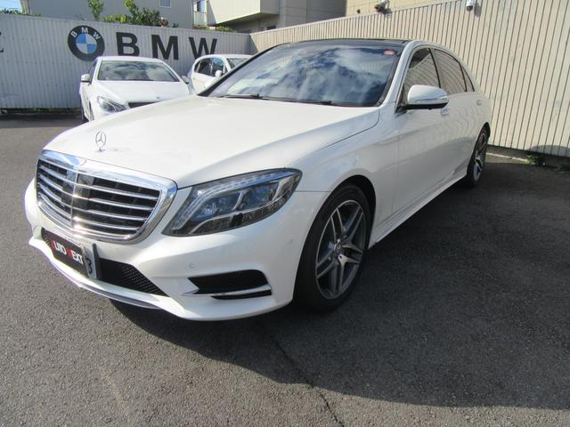 Ｓクラス Ｓ５５０ロング　ＡＭＧスポーツエディション　ショーファーパッケージ　リアエンターテイメント　へッドアップディスプレイ　ワンオーナー　ブルメスターサウンド　４席ベンチレーター　ヒーター　３６０度カメラ　リヤモニター　キーレスゴー（3枚目）