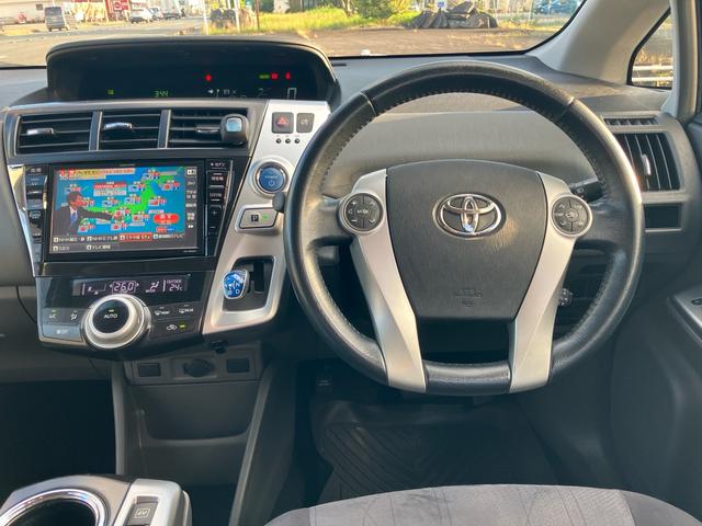 プリウスアルファ G アルパインBIGX8インチナビ バックカメラ Bluetooth フルセグTV ドライブレコーダー ETC スマートキー スペアキー LEDヘッドライト クルーズコントロール オートライト(15枚目)