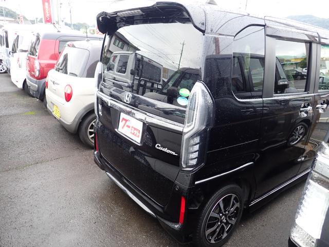 N-BOXカスタム G・Lホンダセンシング 非常ブレーキ はみ出し警告 横滑り防止 Pスタート Sキー2個 T追従型クルコン ドラレコ オートライト Aハイビーム ブルートゥース対応フルセグTVナビ キー連動自動開閉ミラー Bカメラ ETC付(5枚目)