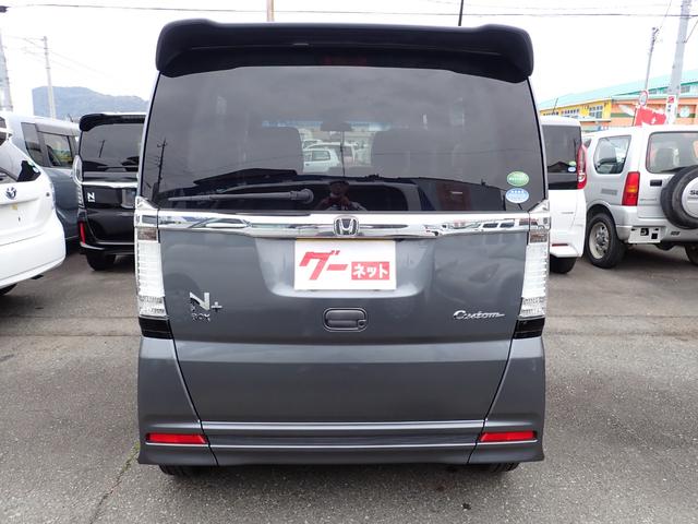 Ｎ－ＢＯＸ＋カスタム Ｇ・ターボＡパッケージ　フルエアロ　ＣＴＢＡ　Ｐスタート　Ｓキー２個　横滑り防止機能　ナビＴＶ　左右電動スライドドア　ＨＩＤライト　クルーズコントロール　オートライト　バックカメラ　キー連動自動開閉ドアミラー　ＥＴＣ付（3枚目）
