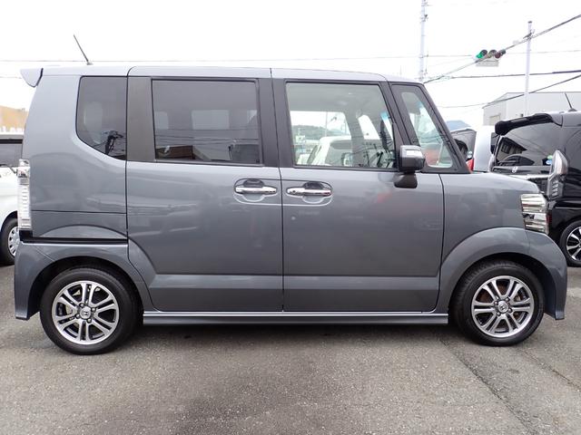 Ｎ－ＢＯＸ＋カスタム Ｇ・ターボＡパッケージ　フルエアロ　ＣＴＢＡ　Ｐスタート　Ｓキー２個　横滑り防止機能　ナビＴＶ　左右電動スライドドア　ＨＩＤライト　クルーズコントロール　オートライト　バックカメラ　キー連動自動開閉ドアミラー　ＥＴＣ付（4枚目）