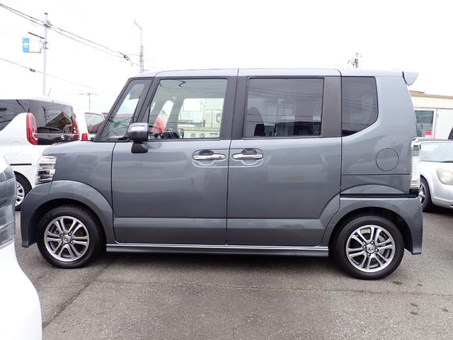 Ｎ－ＢＯＸ＋カスタム Ｇ・ターボＡパッケージ　フルエアロ　ＣＴＢＡ　Ｐスタート　Ｓキー２個　横滑り防止機能　ナビＴＶ　左右電動スライドドア　ＨＩＤライト　クルーズコントロール　オートライト　バックカメラ　キー連動自動開閉ドアミラー　ＥＴＣ付（5枚目）